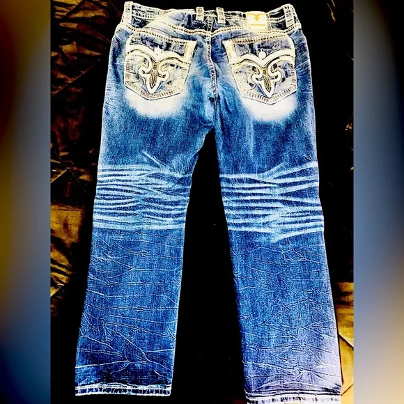 Men’s Rock Revival Jeans. Size 40 waist. - Picture 3 of 7